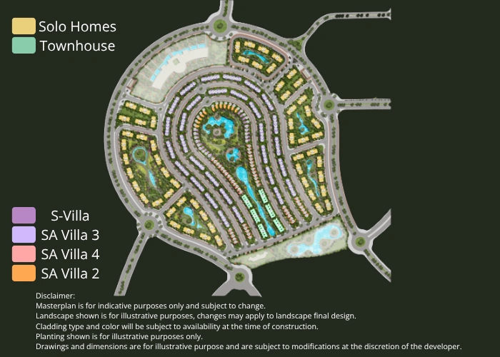 Master plan of Elm tree park
